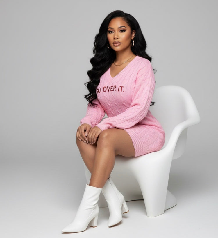 So Over It Sweater Mini Dress
