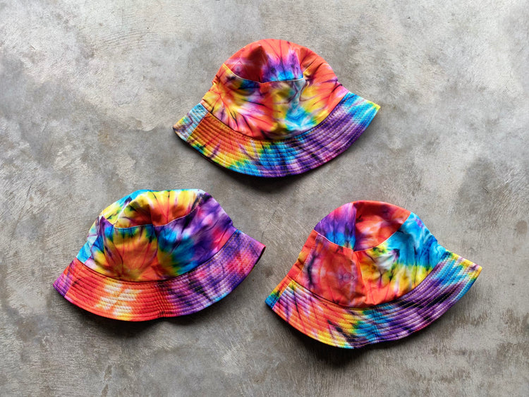 Tie Dye Reversible Bucket Hat