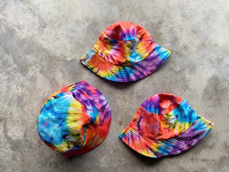 Tie Dye Reversible Bucket Hat