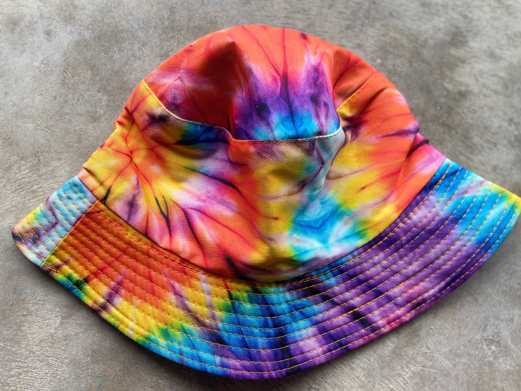 Tie Dye Reversible Bucket Hat