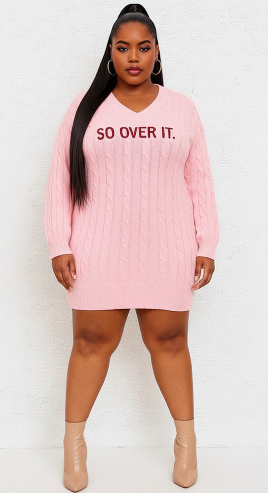 So Over It Sweater Mini Dress