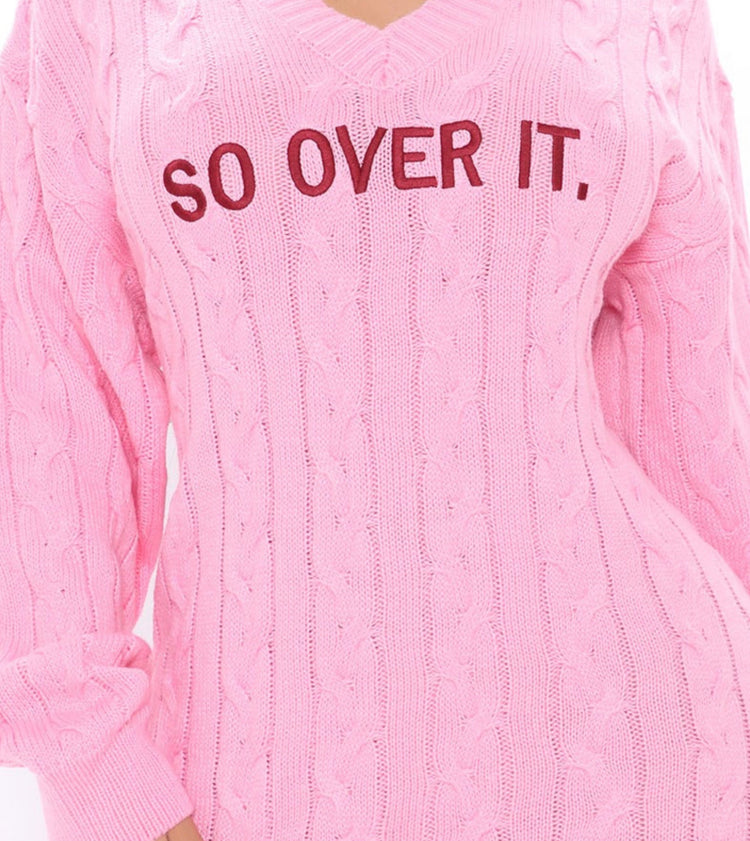So Over It Sweater Mini Dress